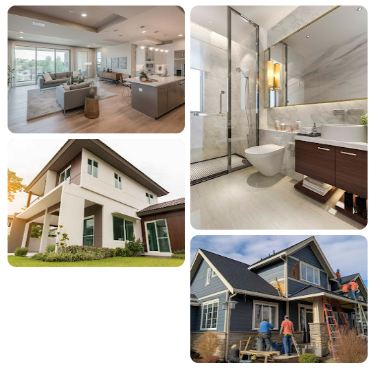Modern residential home builds and exterior renovations